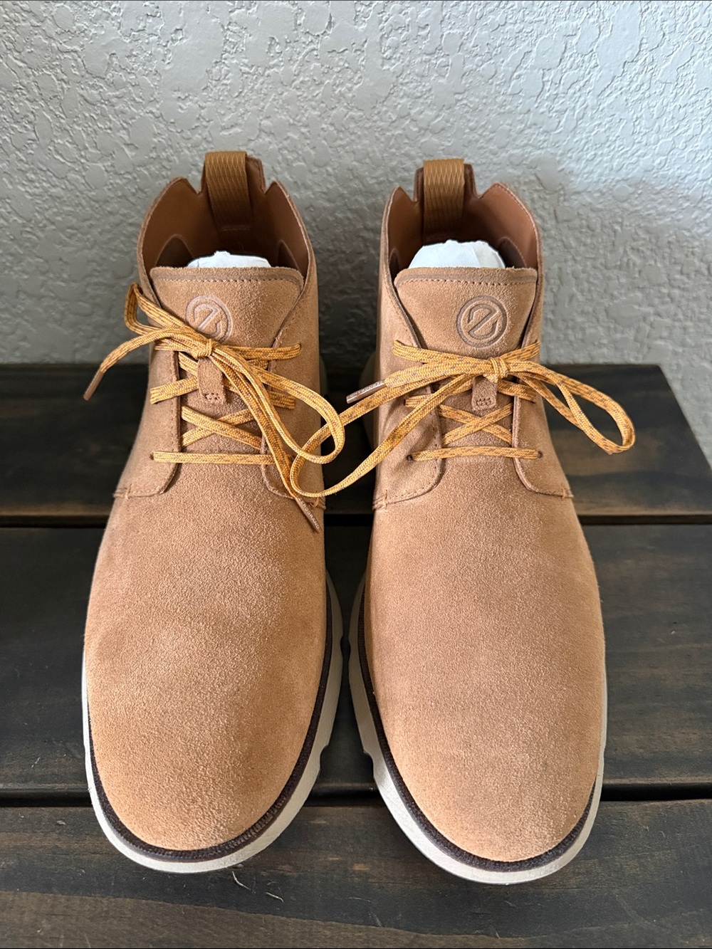 Cole Haan Tan Suede Chukka Boots